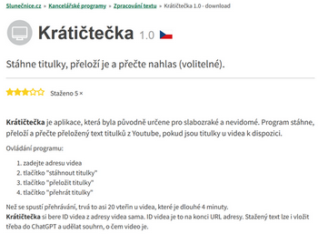 Krtiteka na Slunenici
